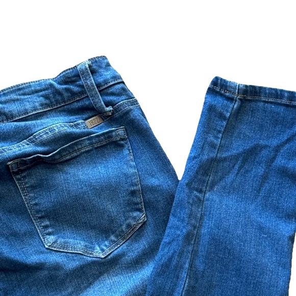 1822 Denim Womens Skinny Blue Dark Blue Jeans Mid Rise Stretch, Women’s 10/30 - Picture 3 of 12
